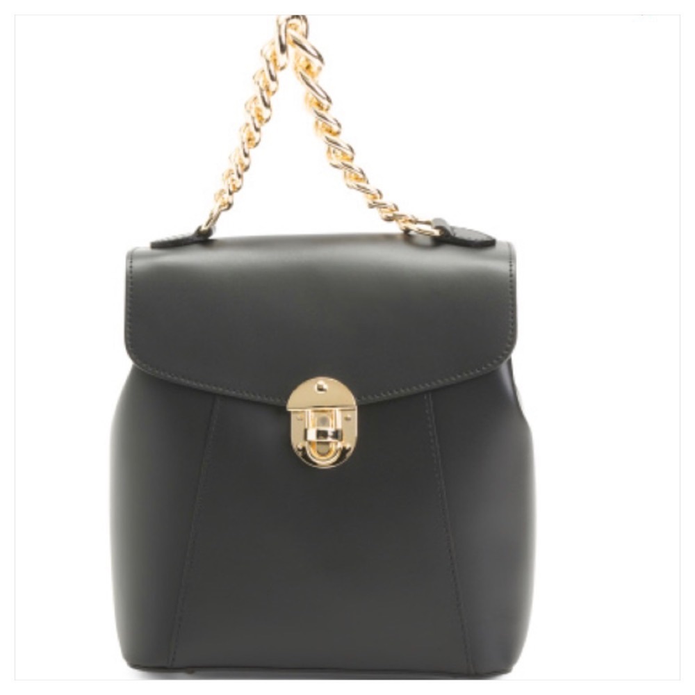 NWT DIVINA FIRENZE Leather Convertible Backpack/Purse